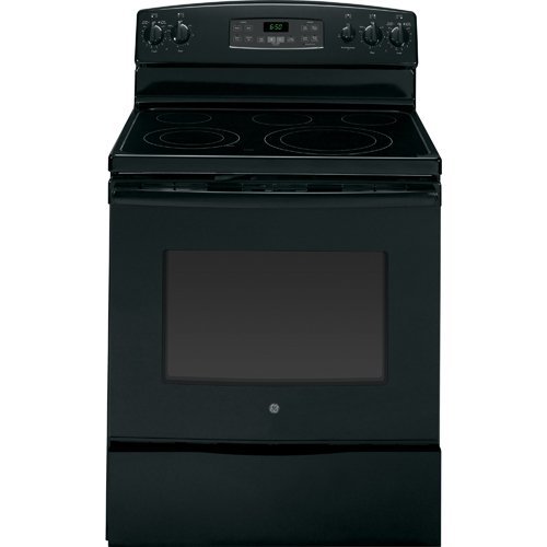 GE JB650DFBB 30" Black Electric Smoothtop Range N2