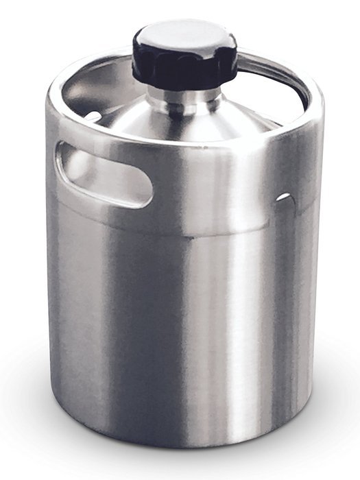 Stainless Steel Keg Style Growler N2
