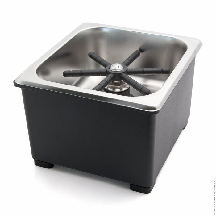 Espresso Parts Pan Dimensions Counter Top Rinser, 6 by 6 by 2", Stainless Steel N2