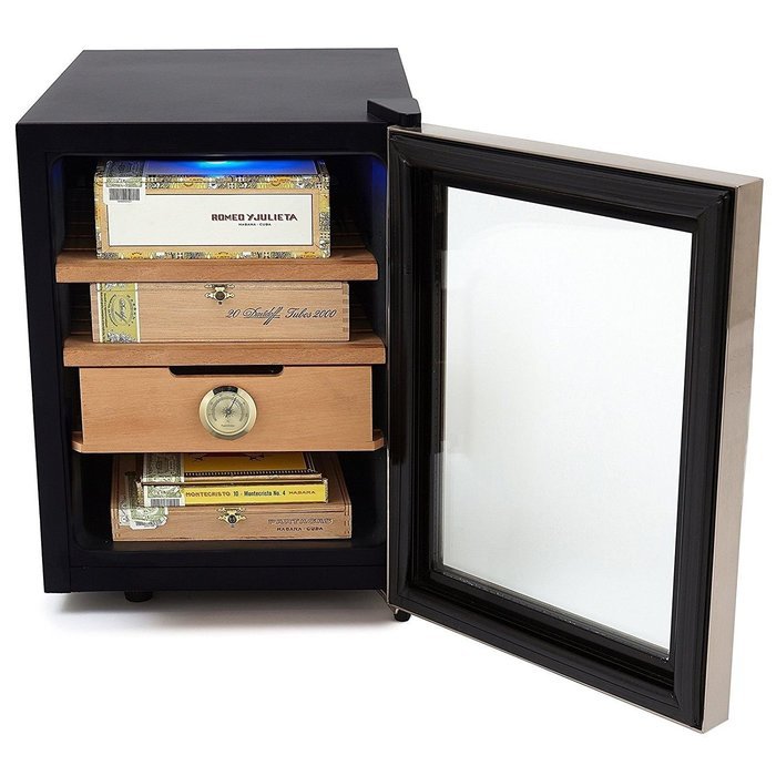 Best Freestanding Thermo-Electric Cigar Humidor Humidifier Storage Box Cooler Set System- This Unit Is For The... N3