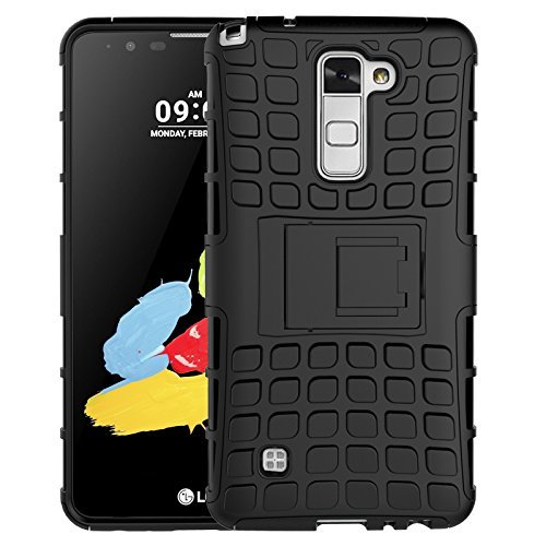 LG Stylus 2 Case, MCUK Heavy Duty Rugged Dual Layer - Soft/Hard Shell 2 in 1 Tough Protective Cover Case with... N12