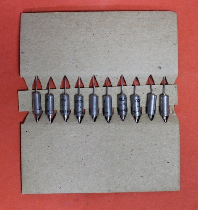 Capacitor niobium K53-14 16V 4.7uF USSR 50 pcs