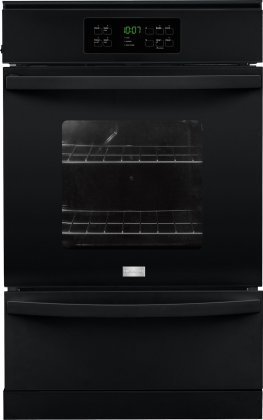 Frigidaire FFGW2425QB 24" 3.3 cu. Ft. Capacity Gas Single Wall Oven with 2 Oven Racks, ADA Compliant, in Black N2