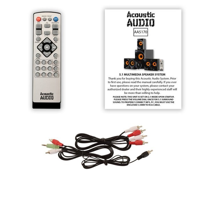 Acoustic Audio AA5171 5.1 Surround Sound Home Entertainment System N2