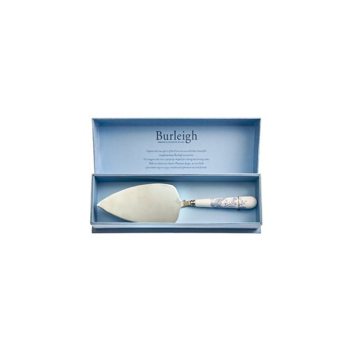 Burleigh Blue Asiatic Pheasants Cake Slice 25.5 cm by Burleigh
