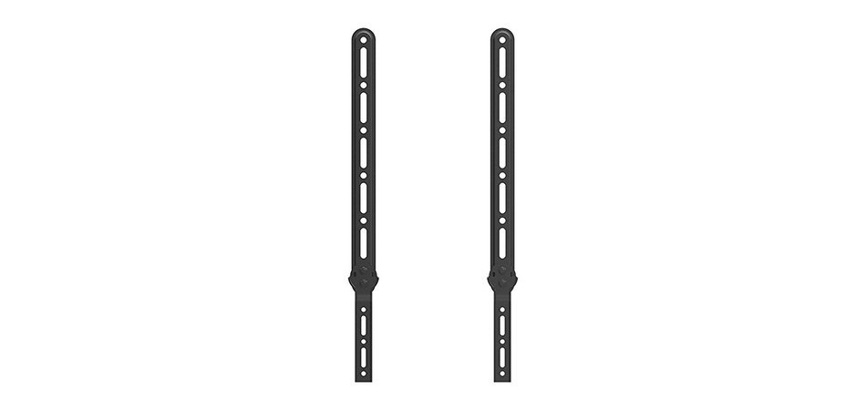 QualGear Durable Universal Sound Bar Bracket for Sound Bars upto 15kg/33lbs, Black (QG-SB-001-BLK)