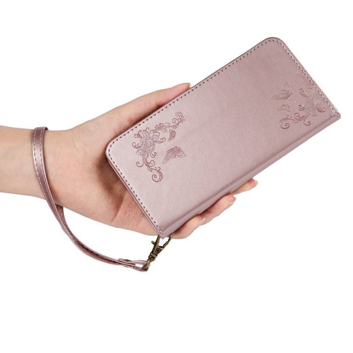 S7 Case,Samsung Galaxy S7 Case - Wallet Embossed Flowers Smart Magnetic Close High Quality Premuim PU Leather... N23