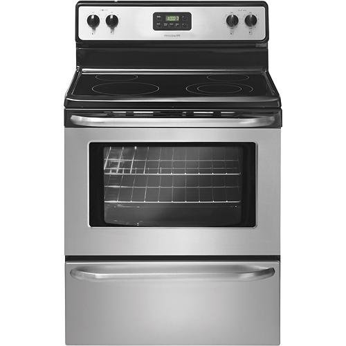 Frigidaire FFEF3043LS 30" Freestanding Electric Range with Ready-Select Controls and SpaceWise Expanda, Stainless...