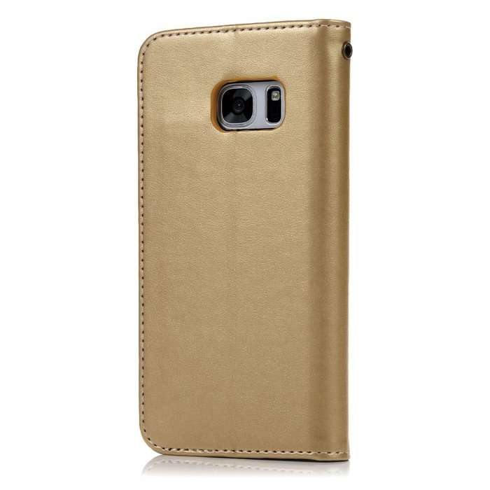 S7 Case,Samsung Galaxy S7 Case - Wallet Embossed Flowers Smart Magnetic Close High Quality Premuim PU Leather... N28