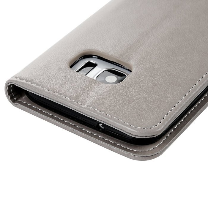 S7 Case,Samsung Galaxy S7 Case - Wallet Embossed Flowers Smart Magnetic Close High Quality Premuim PU Leather... N33