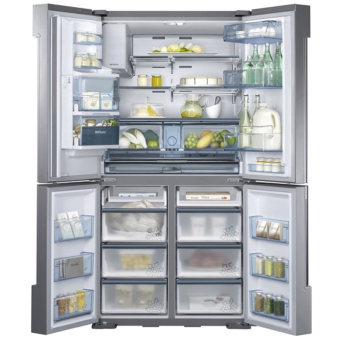 Samsung RF34H9960S4 Chef Collection 34.3 Cu. Ft. Stainless Steel French Door Refrigerator - Energy Star N2