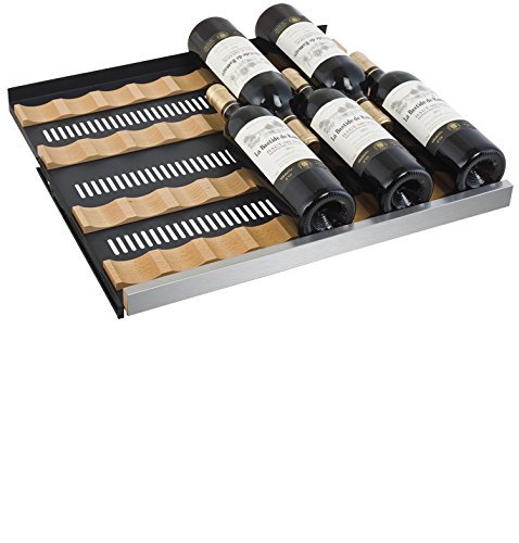 FlexCount Series 56 Bottle Dual Zone Freestanding Wine Refrigerator N6