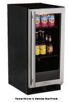 Marvel ML15BCF2RP Beverage Center Panel Ready Overlay with Right Side Hinge, 15", Black