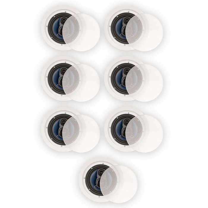 Blue Octave RC63 In Ceiling 6.5" Speakers 3 Way 6.5" Home 2240 Watts New 7 Speaker Set RC63-7S