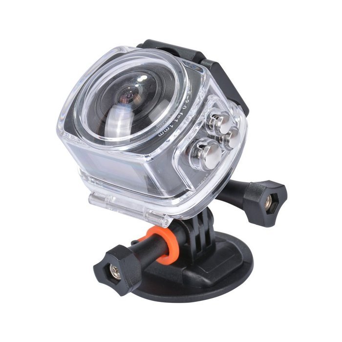 AMKOV AMK-100S 360 Degree All View 220 Fisheye Camera WiFi 1440P@30FPS Action Camera N2