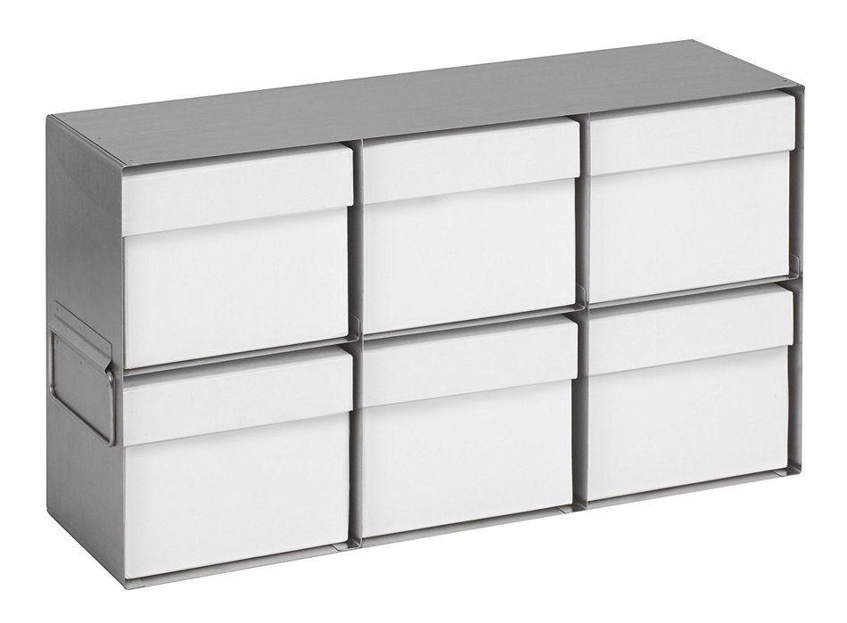 Heathrow Scientific HEA28622 2 x 3 Stainless Steel Upright Freezer Rack, 459mm Length x 159mm Width x 271mm Height