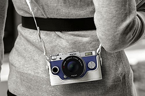 Pentax SLR camera zoom lens kit Bright Silver / Royal Blue 034 order color PENTAX Q-S1 N3