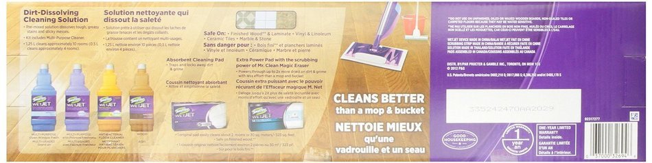 Swiffer WetJet Spray, Mop Floor Cleaner Starter Kit N2