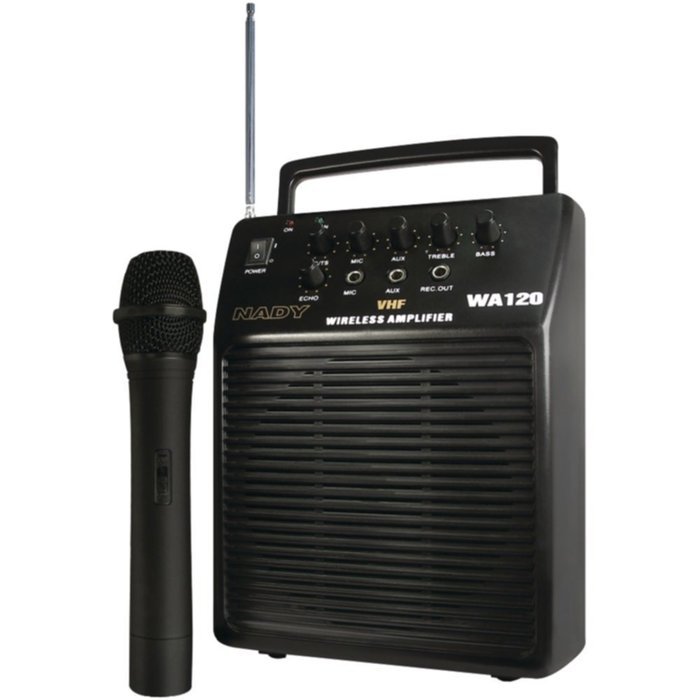 Nady WA120HTA Portable VHF Wireless PA System W/Cardioid Dynamic Handheld Mic Consumer Electronics
