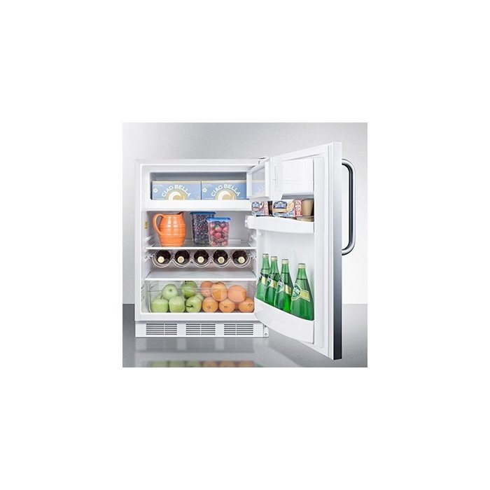 SUMMIT Freestanding Refrigerator-Freezer For Residential Use - White - N6