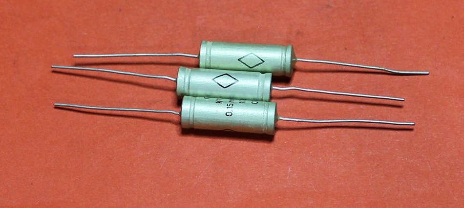 Capacitor PETP K73-16 100V 0.15uF USSR 26 pcs