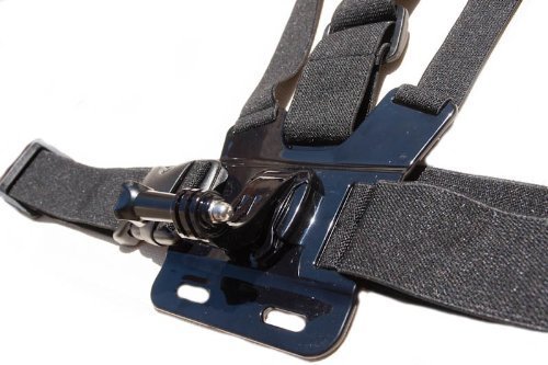 i.Trek Gopro Hero Chest Mount Harness with 3-way adjustment base, j hook and carrying bag (compatible with Gopro... N3