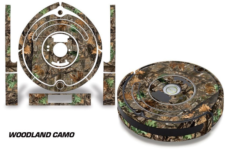 Skin Decal Wrap For iRobot Roomba 650/655 Vacuum Stickers Accessory Kit WOODLAND
