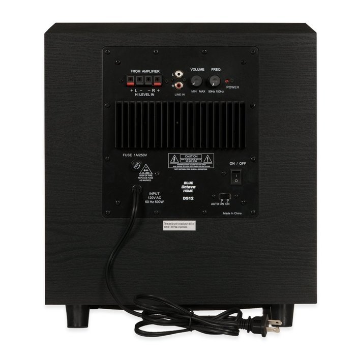 Blue Octave Home DS12 Subwoofer (Black) N2
