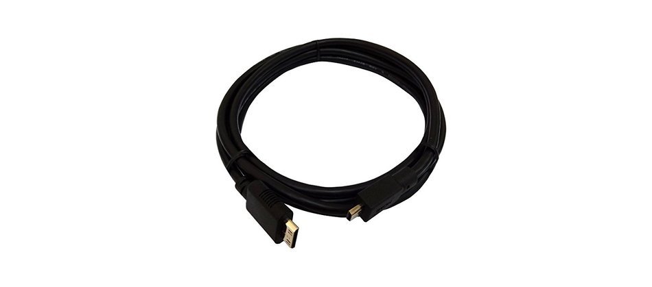 GeChic High Speed Mini-HDMI to Micro-HDMI 2.1m Cable for Cameras and 1303H/1303I/2501C/1502i Portable Monitor