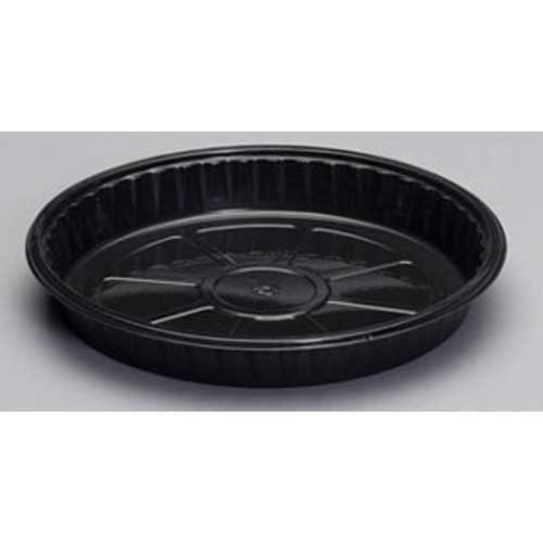 Genpak 10 inch Cake Pan Round Black -- 200 per case.