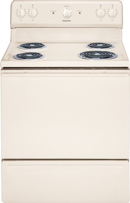 HOTPOINT GIDDS-631133 30" 5 cu. ft. Free-Standing Electric Range, Bisque