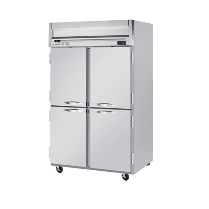 Beverage-Air HBF49-1-HS 52" Horizon Series Two Section Solid Half Door Reach-In Freezer 49 cu.ft. Capacity Stainless...