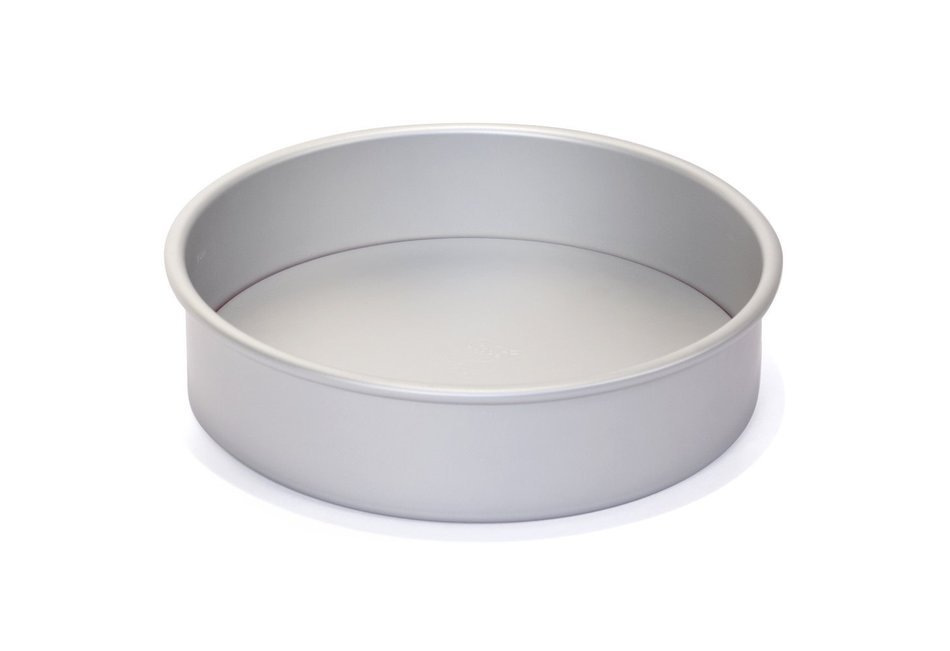 PushPan Round 6 by 2-Inch Aluminum Cake Pan, Silver N10