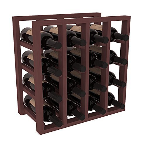 Wine Racks America Ponderosa Pine Lattice Stacking 16 Bottle Cubicle. 13 Stains to Choose From! N5