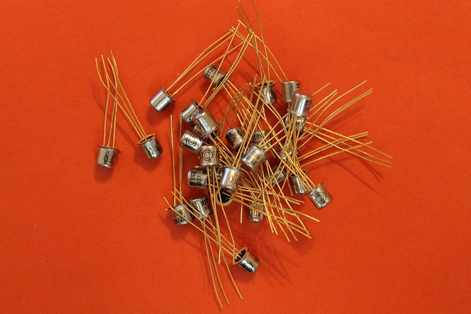 Transistors silicon KT316B (2T316B) analogue 2N709 GOLD military USSR 5 pcs