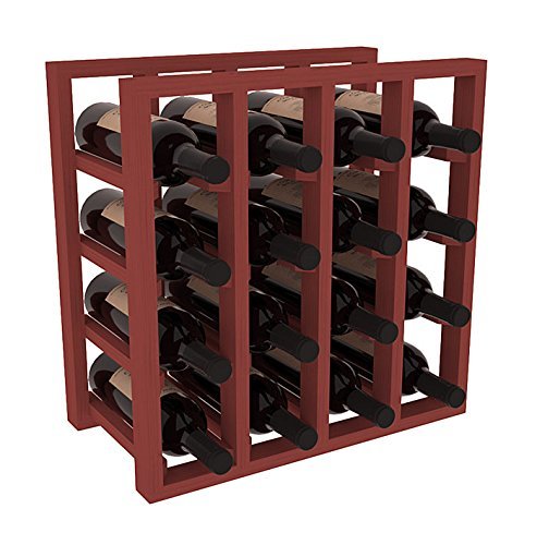 Wine Racks America Ponderosa Pine Lattice Stacking 16 Bottle Cubicle. 13 Stains to Choose From! N7