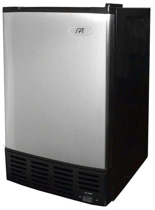 Sunpentown IM-150US Stainless Steel Undercounter Ice Maker with Freezer N2