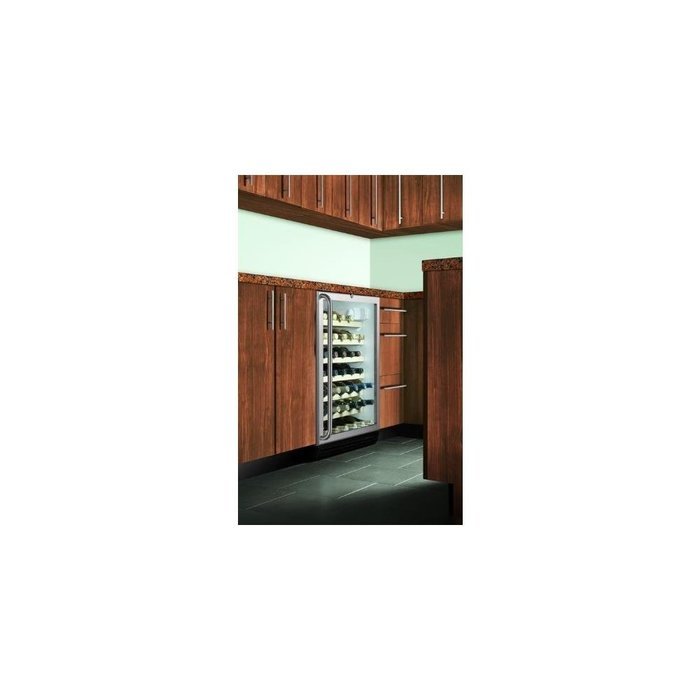 Summit SWC6GBLBISHWOADA: ADA compliant, commercially approved wine cellar for built-in undercounter use, with...