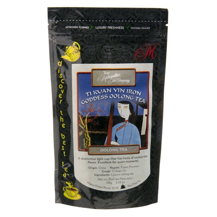 Metropolitan Tea Discovery Loose Tea Pack, Ti Kuan Yin Iron Goddess Oolong, 100gm N3