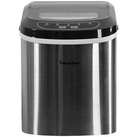 Magic Chef Portable Countertop Ice Maker, Stainless