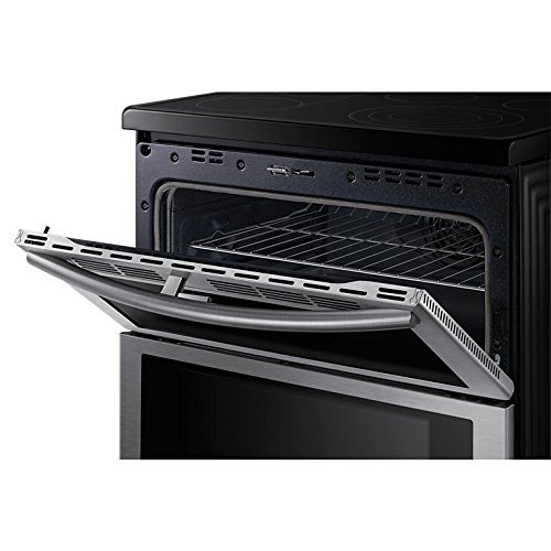 Samsung NE59J7850WS 30 Self-Cleaning Freestanding Electric Double Range N4