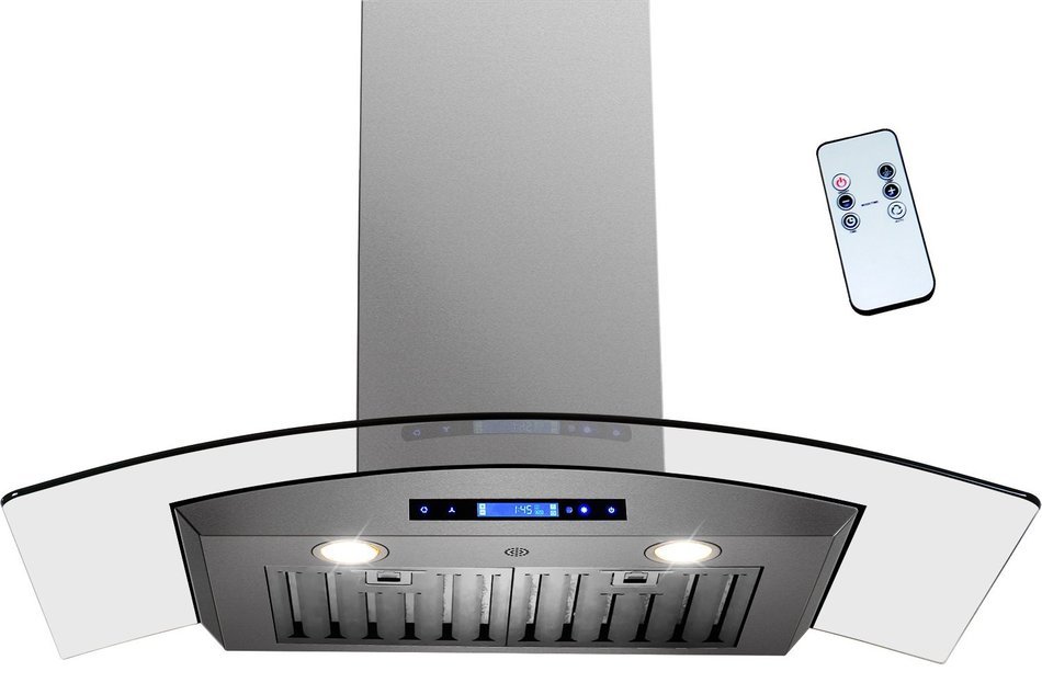 AKDY 36" Wall Mount Range Hood AZ-D05-90 Stainless Steel Vent Hood W/Remote N4