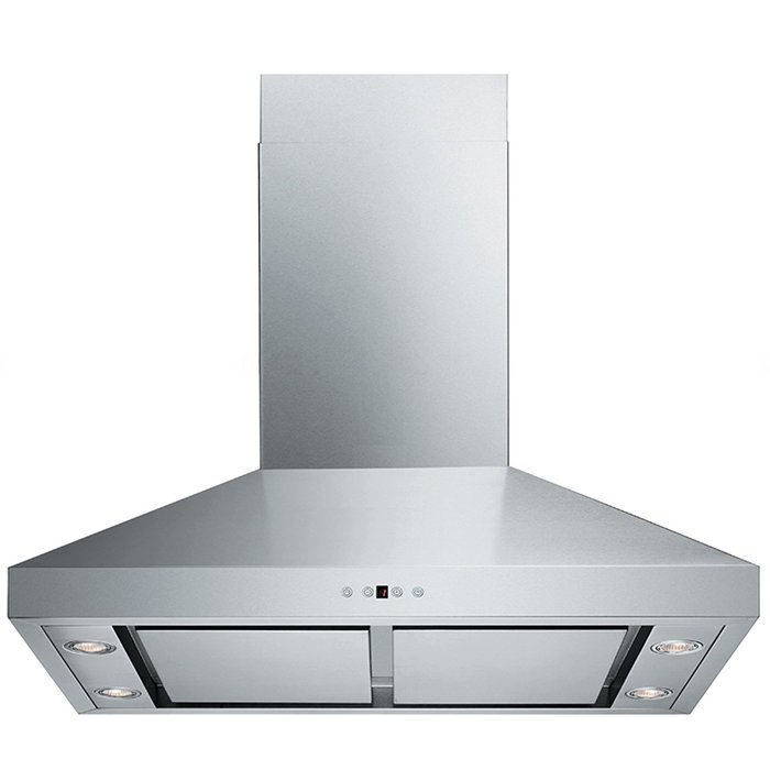Spagna Vetro Sv198F-Sp30 Wall-Mounted Stainless Steel Range Hood, 30"