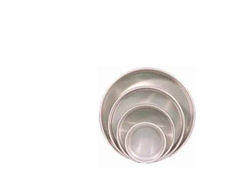 Parrish Magic Line 5 Piece Round Aluminum Cake Pan Set, 3 Inch Deep