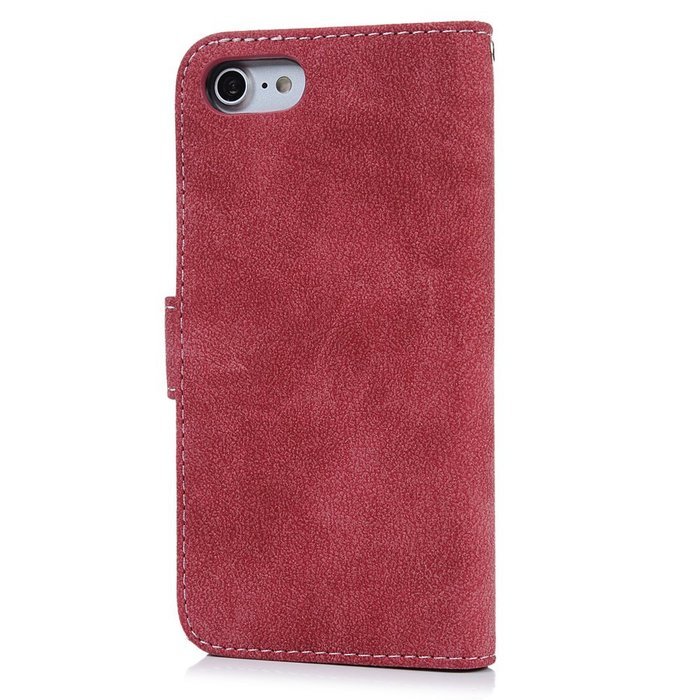 iPhone 7 Case (4.7 inch) - Slim Fit Wallet Counterfeit Cashmere Leather Extra ID/Credit Card Holders with Snap... N33