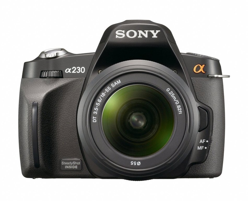 Sony Alpha A230L 10.2 MP Digital SLR Camera with Super SteadyShot INSIDE Image Stabilization and 18-55mm Lens...
