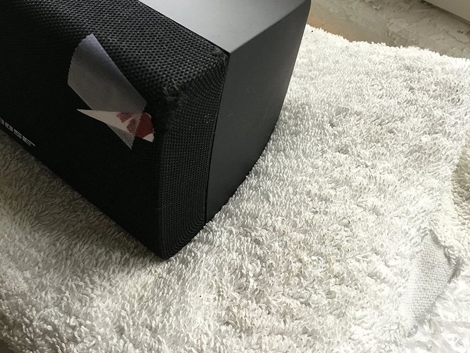 Bose Acoustimass Horizontal Cube Center Channel Speaker - Black N2