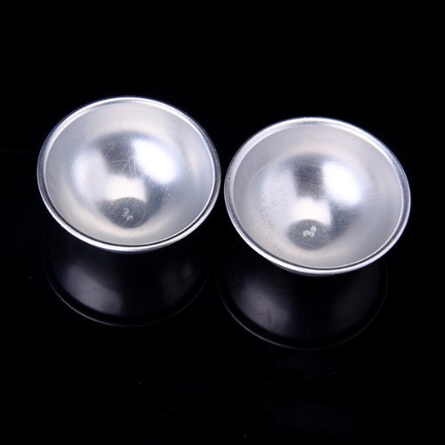 Sonline 2pcs 3-D Circle Pudding Cake Cookie Pastry Tin Mould N4