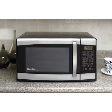 Danby 0.9-cu. ft. Microwave, Stainless Steel /Model:DMW099BLSDD /Color:Silver N4