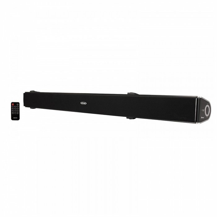 Jensen 2.1 Channel Wall-Mountable Soundbar with Bluetooth, FM Receiver, and Remote N2